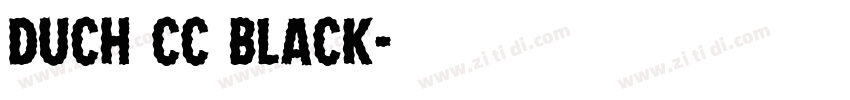 DUCH CC Black字体转换
